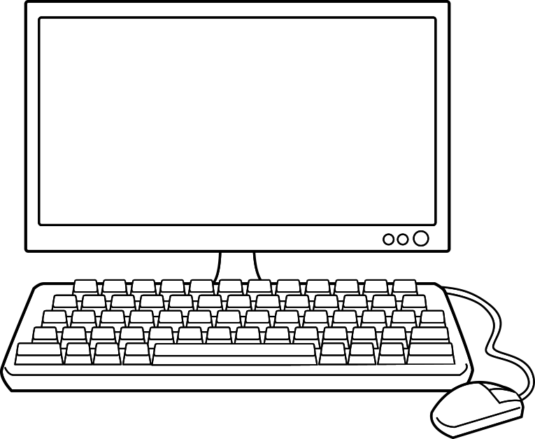 90 Computer Coloring Page 23