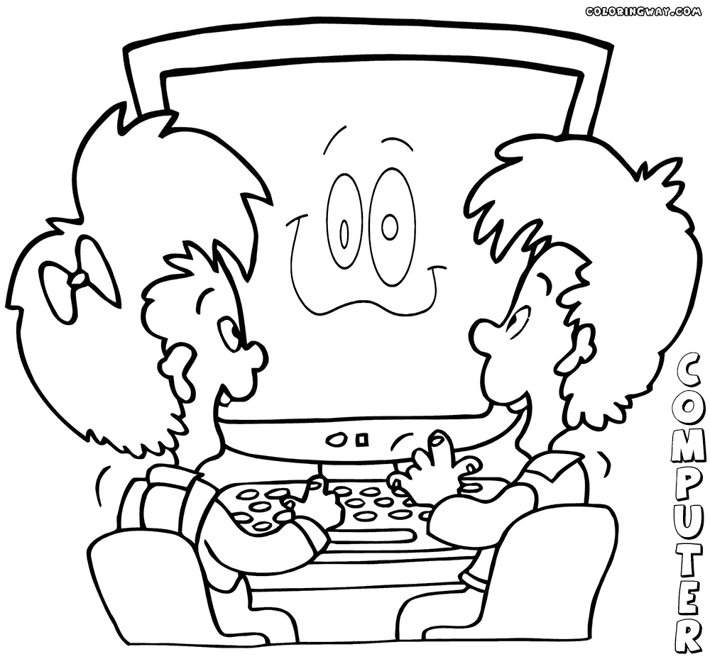 90 Computer Coloring Page 50