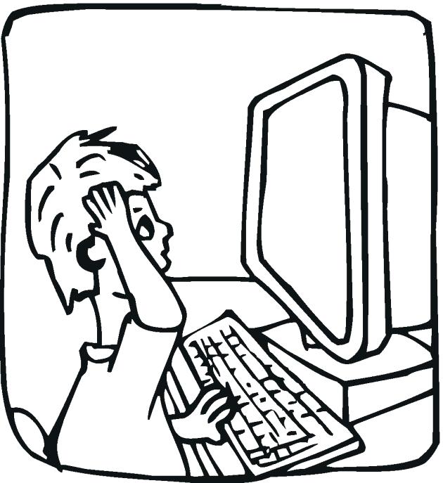 90 Computer Coloring Page 74