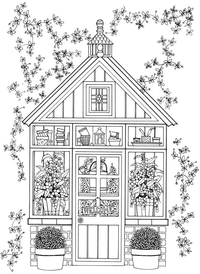 90 Home Coloring Pages 33