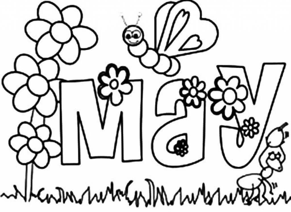 90 May Coloring Sheets 29