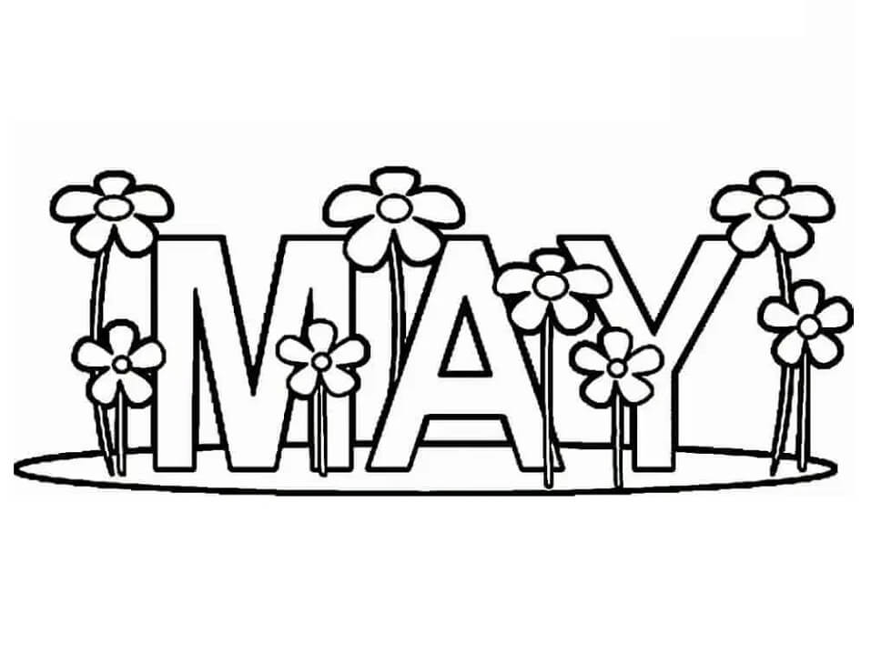90 May Coloring Sheets 90