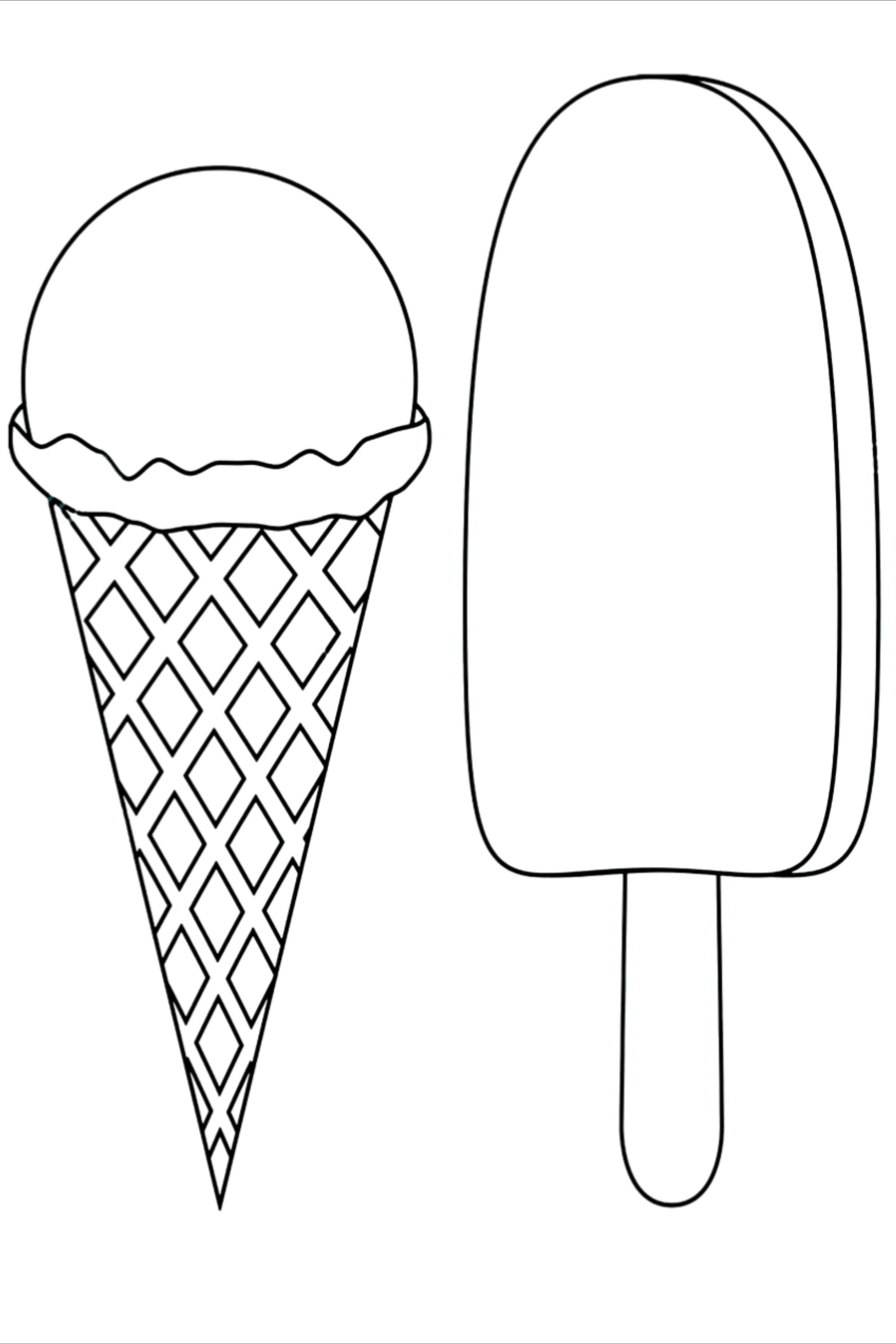 90 Printable Ice Cream Coloring Pages 96