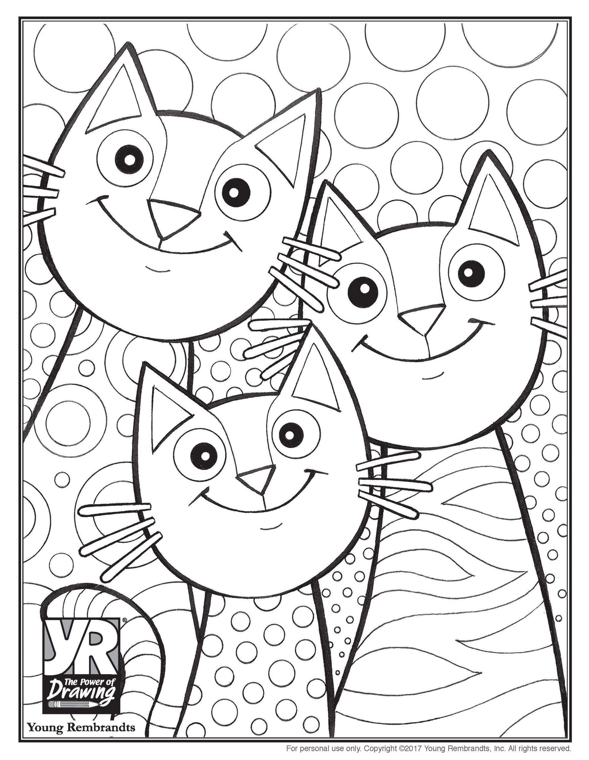 Get 85 Cat Picture For Coloring Ideas 33