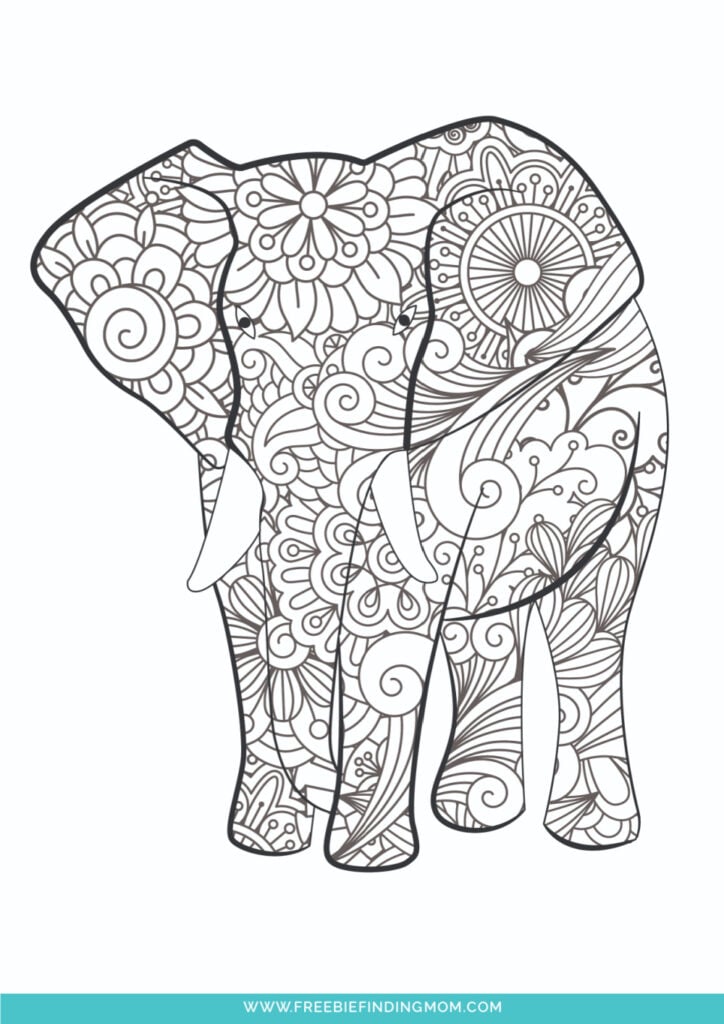 35 Printable Adult Coloring Pages Animals 14