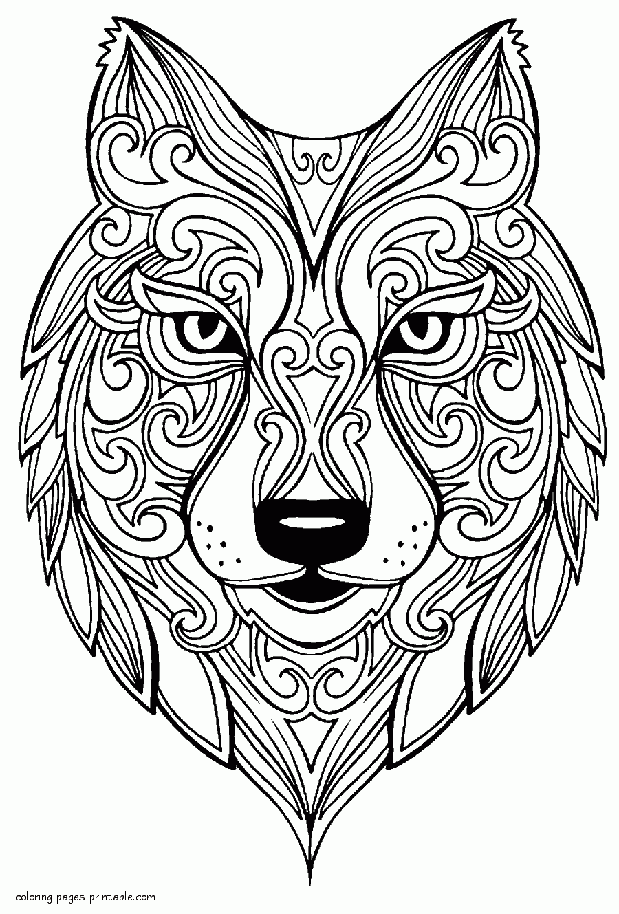 35 Printable Adult Coloring Pages Animals 22